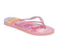 Havaianas HAV. Kids Slim Pony Macar Flip Flops Unisex Macaron Pink 13 UK Child