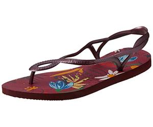 Havaianas HAV. Luna Print, Women's Flip Flops, Grape Wine, 36 EU, Grape wine, 3 UK