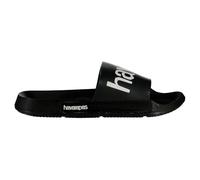 Havaianas Hav. Slide Classic Logomania Black Flip Flops Black/Black 5 UK