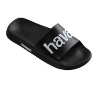 Havaianas Hav. Slide Classic Logomania Black Flip Flops Black/Black 6-7 UK