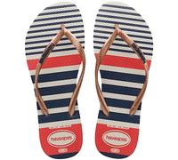 Havaianas HAV. Slim Bronze 33 34 Flip Flops Womens Gold 1-2 UK