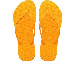 Havaianas Hav. Slim Ciber Pink 39 40 Flip Flops Womens Yellow 8 UK