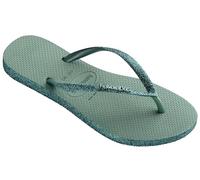 Havaianas Hav. Slim Sparkle Ii Nautical Blue Flip Flops Clay 3-4 UK