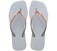 Havaianas HAV. Square Glitter Ice Grey 39 40 Flip Flops Ice Grey 8 UK