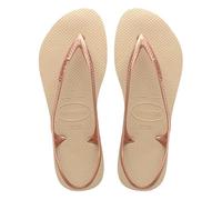 Havaianas Womens Sand Grey Sunny II Rubber Flip-flops 8