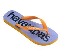 Havaianas Hav. Top Logomania 2 Ruby Red Flip Flops Womens Yellow 10-11 UK Child
