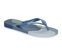 Havaianas Hav. Top Logomania Colors Ii Black Flip Flops Indigo Blue 3-4 UK