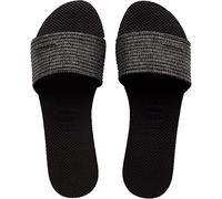 Havaianas HAV. You Malta Metallic Golden 33 3 Flip Flops Black 1-2 UK Child