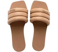 Havaianas HAV. You Milan Black 35 36 Flip Flops Womens Rose Gold 3-4 UK