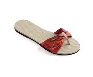 Havaianas Hav. You Saint Tropez Beige 35 36 Flip Flops Beige 3-4 UK