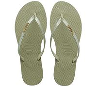 Havaianas HAV. You Shine Ballet Rose 33 34 Flip Flops Womens Green Yucca 1-2 UK