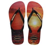 Havaianas Hype Men FlipFlop Black/Black/Peach 6.5/7 UK