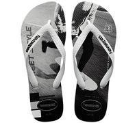 Havaianas Hype Men FlipFlop White/White/Black/Black 6.5/7 UK