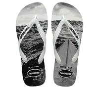 Havaianas Hype Men FlipFlop White/White/Black/Grey 4.5/5 UK
