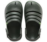 Havaianas Kids Clog Brasil, Olive Green, 12 Child UK