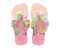 Havaianas Pink Multi Fluffy Girls Junior Sandals UK 12 (EU 31)