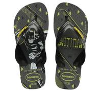 Havaianas Kids Max Herois, Black/Yellow, UK child 9