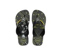 Havaianas Kids Max Herois Flip-Flop, Black/Yellow, 7 UK Child