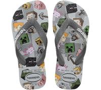 Havaianas Kids Minecraft, Steel Gray, UK child 9