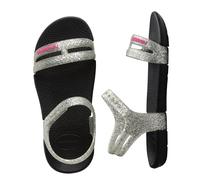 Havaianas - Kids Play Mall Glitter, Kids’ Sandals with Glitter, Ergonomic and Shiny, Non-Slip Sole and Secure Fit, Girls