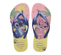 Havaianas - Kids Slim Disney, Lilo & Stitch Flip-Flops, Elegant and Lightweight Design, with Delicate Straps and Non-Slip Sole, Girls