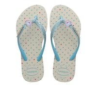 Havaianas Kids Slim Glitter II Girls FlipFlop Beige 2/2.5 UK