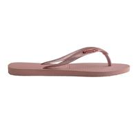 Havaianas Kids Slim Logo Metallic Crocus Rose Flip Flops Summer Pool Beach
