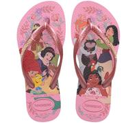Havaianas - Kids Slim Princess, Kids’ Disney Princess Flip-Flops, Elegant Design with Thin Straps, Comfortable and Non-Slip Sole, Girls