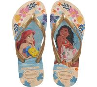 Havaianas - Kids Slim Princess, Kids’ Disney Princess Flip-Flops, Elegant Design with Thin Straps, Comfortable and Non-Slip Sole, Girls