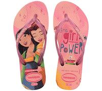 Havaianas Kids Slim Princess Sandal, Ballet Rose, 1/2 UK