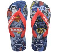 Havaianas Kids Top Herois DC Boys FlipFlop Navy Blue 10/11 UK Child