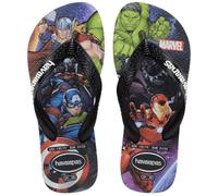 Havaianas Kids Top Marvel II, Black, UK child 9