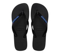 Havaianas Logo Filete Men FlipFlop Black/Black/Blue 6.5/7 UK