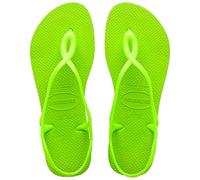 Havaianas Luna Ciber Pink 37 38 Flip Flops Womens