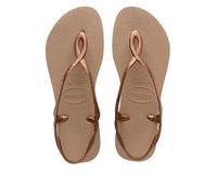 Havaianas Luna Women's Comfortable Stylish and Functional Sandals, Rose Gold, 3/4 UK