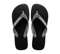 Havaianas Men Power Light Solid, Black/Steel Grey, 9/10
