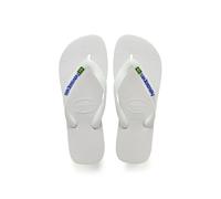 Havaianas Men's Brasil Logo White | Size: 1 Havaianas White 1