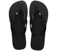 Havaianas Men's Brazil Flip Flop Sandal, Black, 8