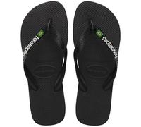 Havaianas Men's Brazil Logo Flip Flop Sandal Black 9-10