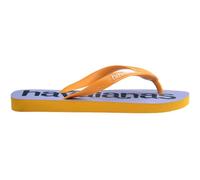 Havaianas Mens Hav. Top Logomania 2 Ruby Red Flip Flops Yellow 11-12 UK
