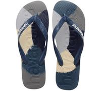 Havaianas Mens HAV. Top Logomania Colors Ii Green Flip Flops Indigo Blue 12 (46)