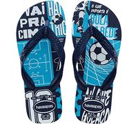 Havaianas Men's Kids Athletic Flip-Flop, Navy Blue/Navy Blue, 12C UK