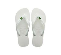 Havaianas Mens White Brasil Slide