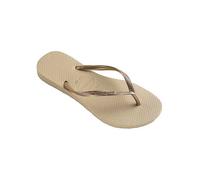 Havaianas Narrow Strap Flip-Flops Gold