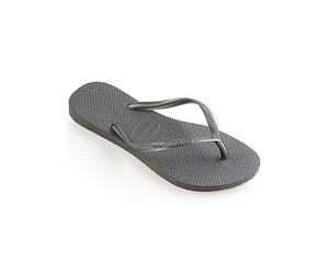 Havaianas Narrow Strap Flip-Flops Silver