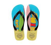 Havaianas Simpsons Unisex Adult Flip Flops | Color: Blue/Black | Size: 5 UK