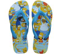 Havaianas Simpsons Unisex Adults FlipFlop Turquoise 5.5/6 UK