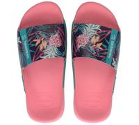 Havaianas Slide Print Green 33 34 Flip Flops Unisex Kids