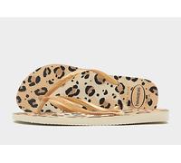 Havaianas Slim Animal Print Flip Flops Women's - Brown 6-7