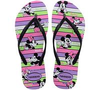 Havaianas Slim Disney Prisma Women Flip Flops | Color: Purple | Size: 8 UK